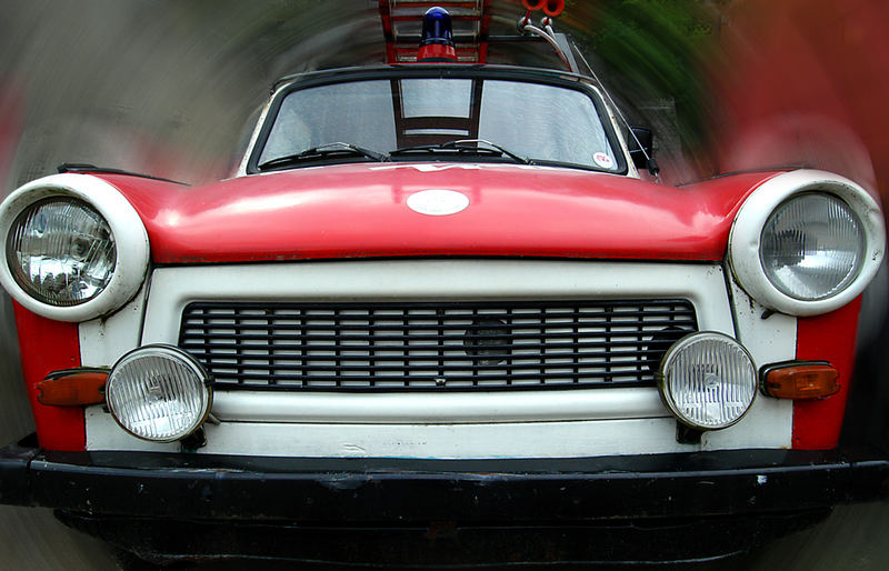 Feuerwehr-Trabbi