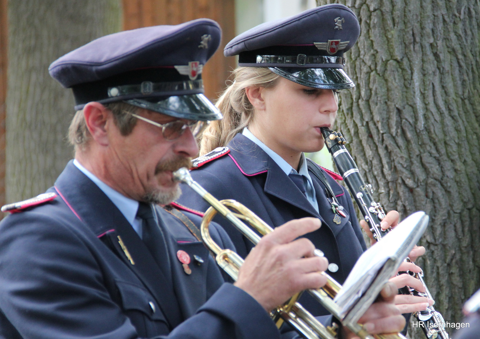 Feuerwehr und Musik, jung und alt