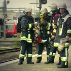 Feuerwehr zur Übung