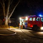 Feuerwehrauto bei Nacht