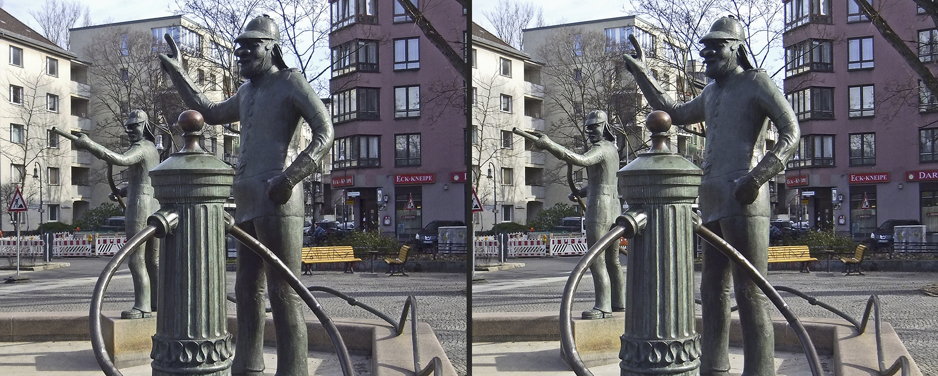 Feuerwehrbrunnen - Kreuzberg (3D)