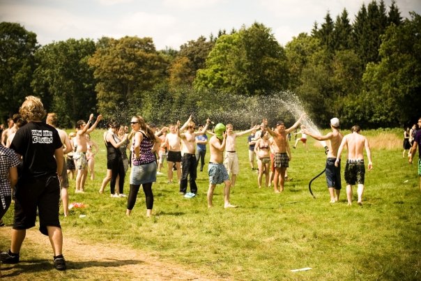 Feuerwehrdusche @ Rocken am Brocken Festival