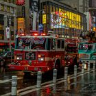 Feuerwehreinsatz  am Time Square - New York 