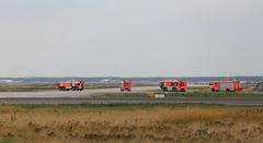 Feuerwehreinsatz im Rhein Main Airport FRA