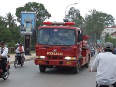 Feuerwehreinsatz in Siem Reap