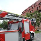 Feuerwehreinsatz zur Storchenberingung