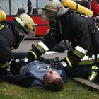 Feuerwehrmänner bei der arbeit