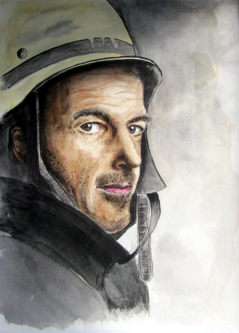 Feuerwehrmann Helden des Alltags