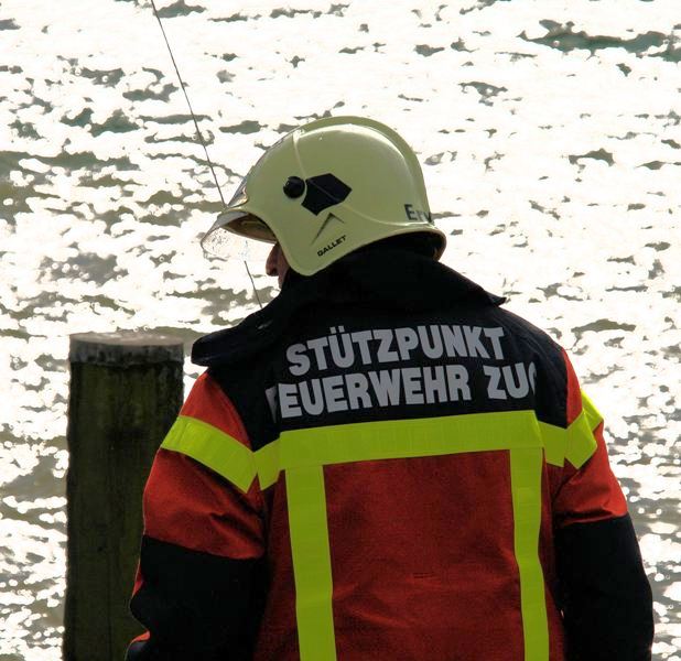 Feuerwehrmann im Einsatz