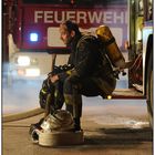 Feuerwehrmann nach dem Einsatz 2