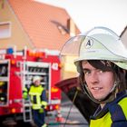 Feuerwehrmann Portrait bei VU-Übung