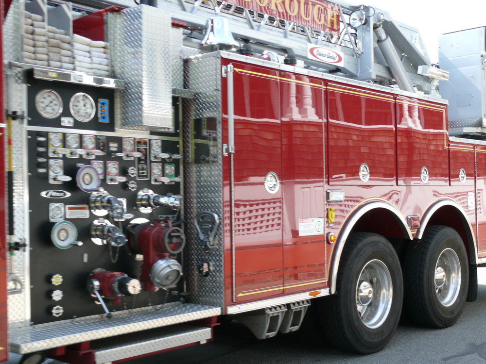 Feuerwehrtruck in Mystic, CT