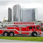 Feuerwehrwagen 20 am Hafen in San Diego