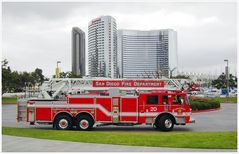 Feuerwehrwagen 20 am Hafen in San Diego