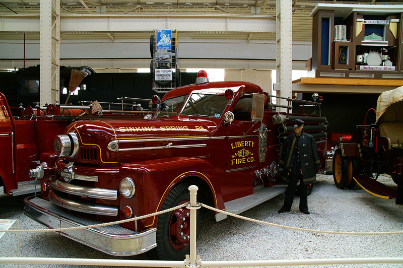 Feuerwehrwagen im Technikmuseum Speyer