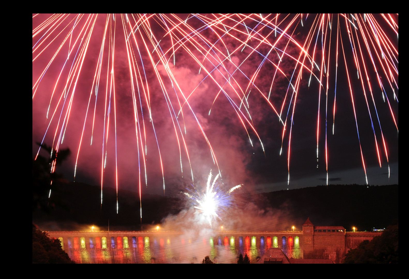 Feuerwerk, 100 Jahre Edertalsperre