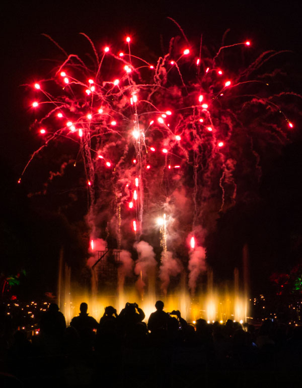 Feuerwerk 2013 in Düsseldorf-Benrath