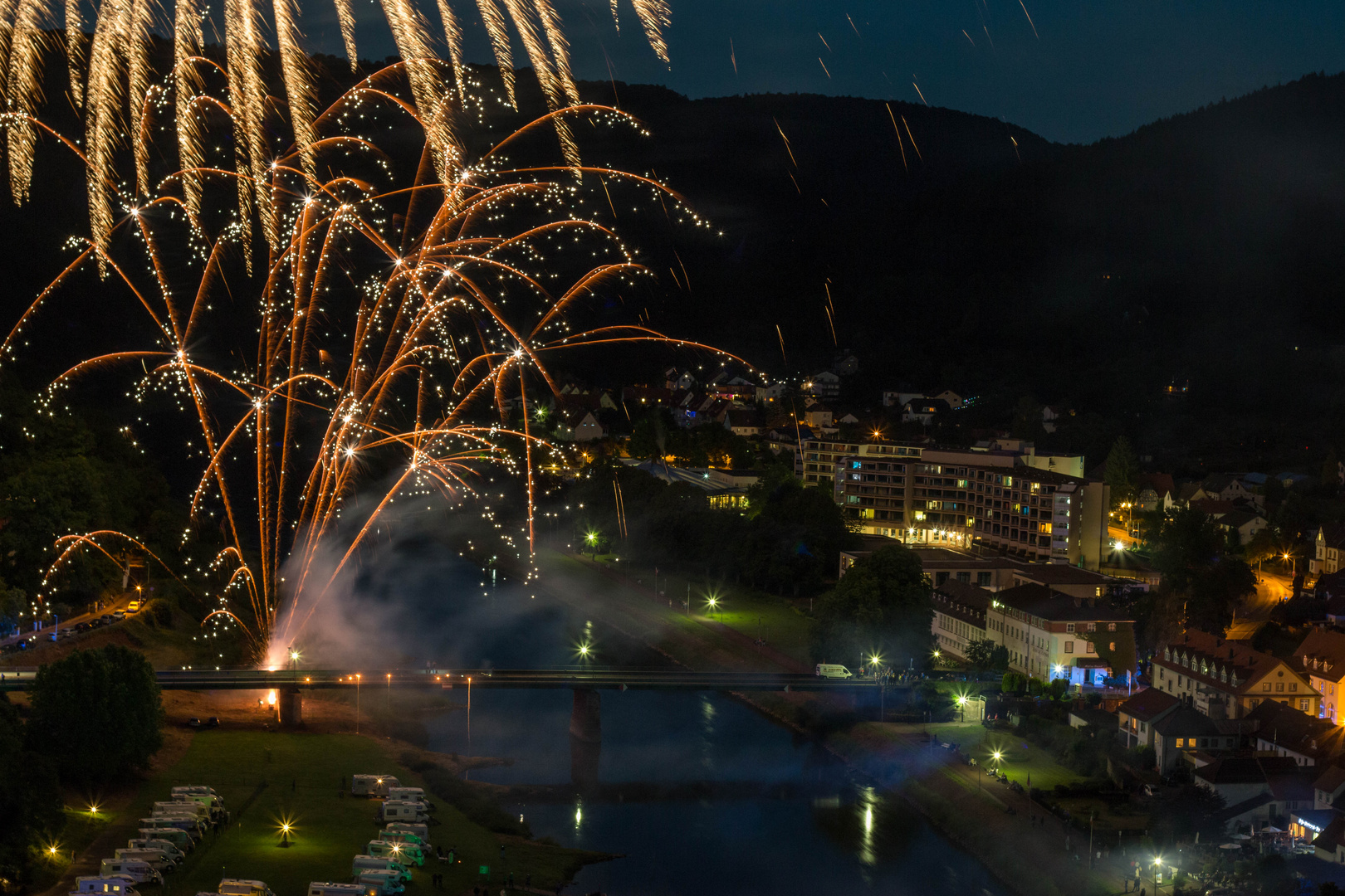 Feuerwerk 2015 in Bad Karlshafen