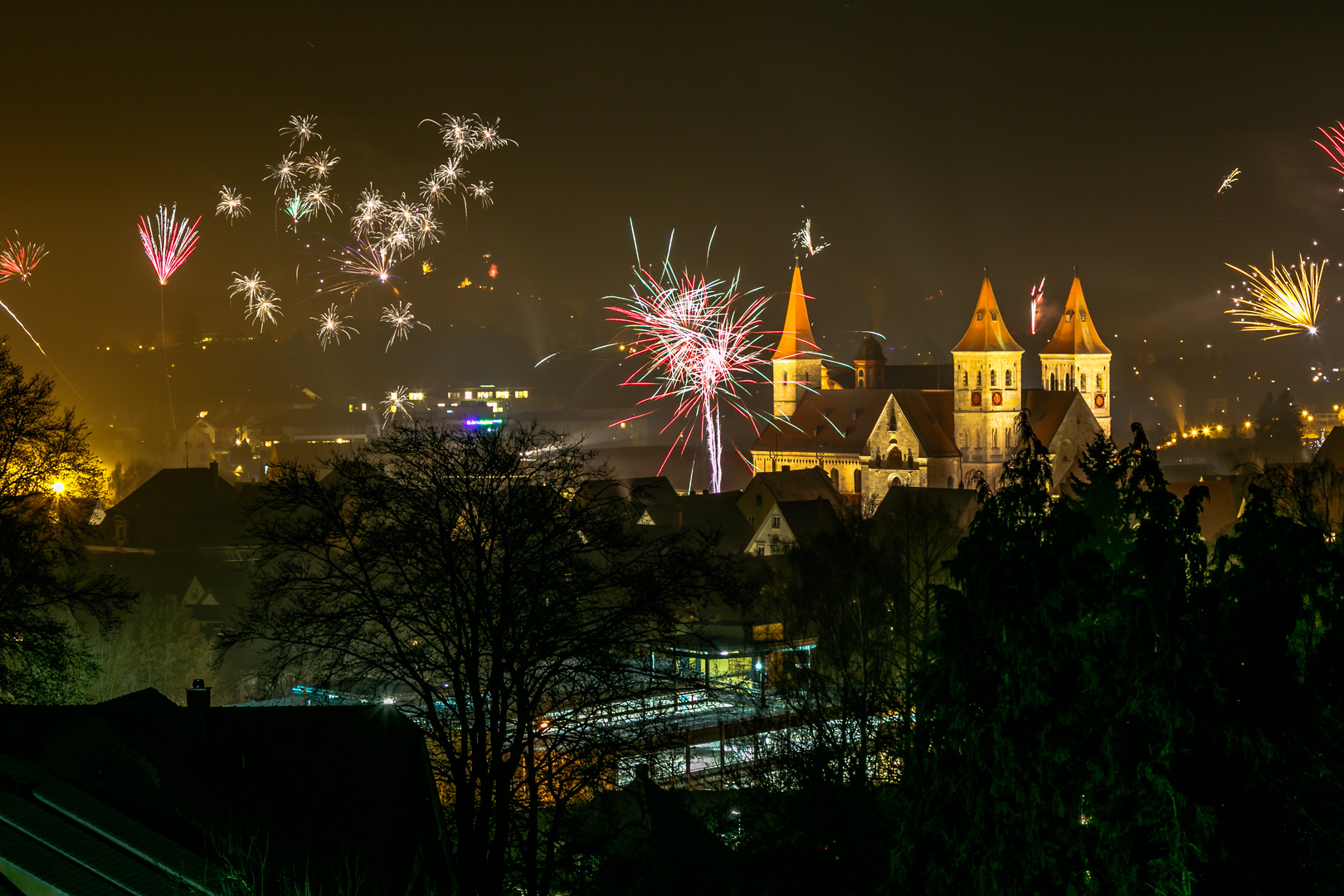 Feuerwerk  2016-17  in Ellwangen