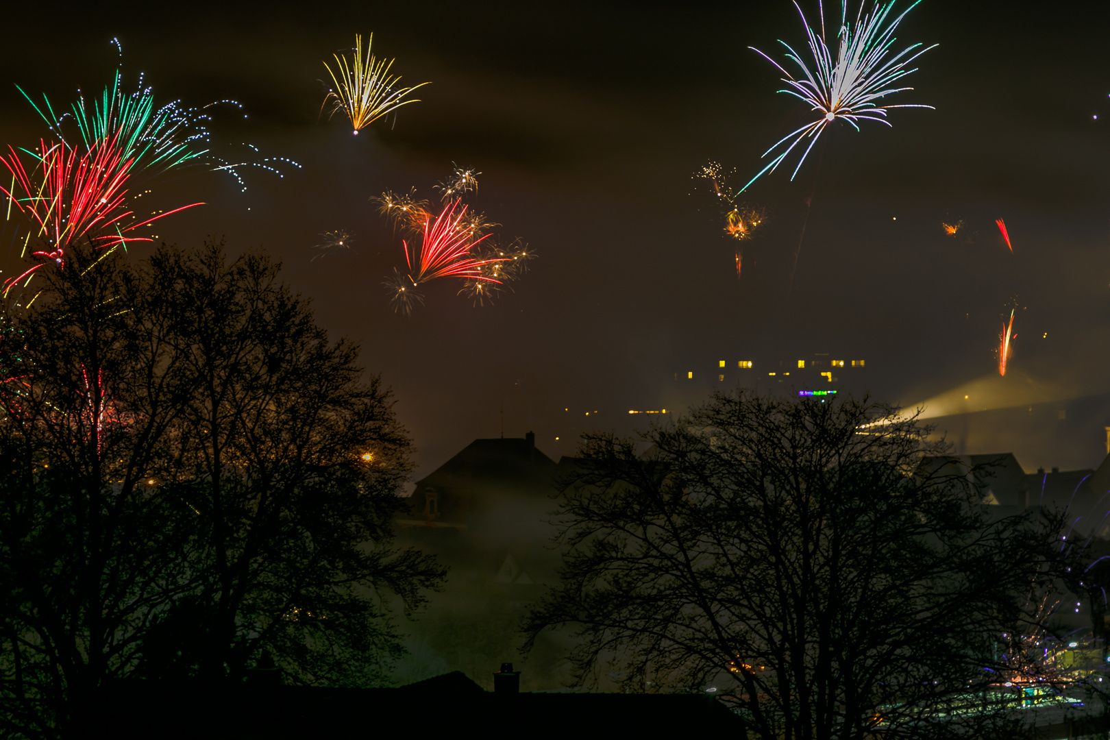 Feuerwerk  2016-17  in Ellwangen