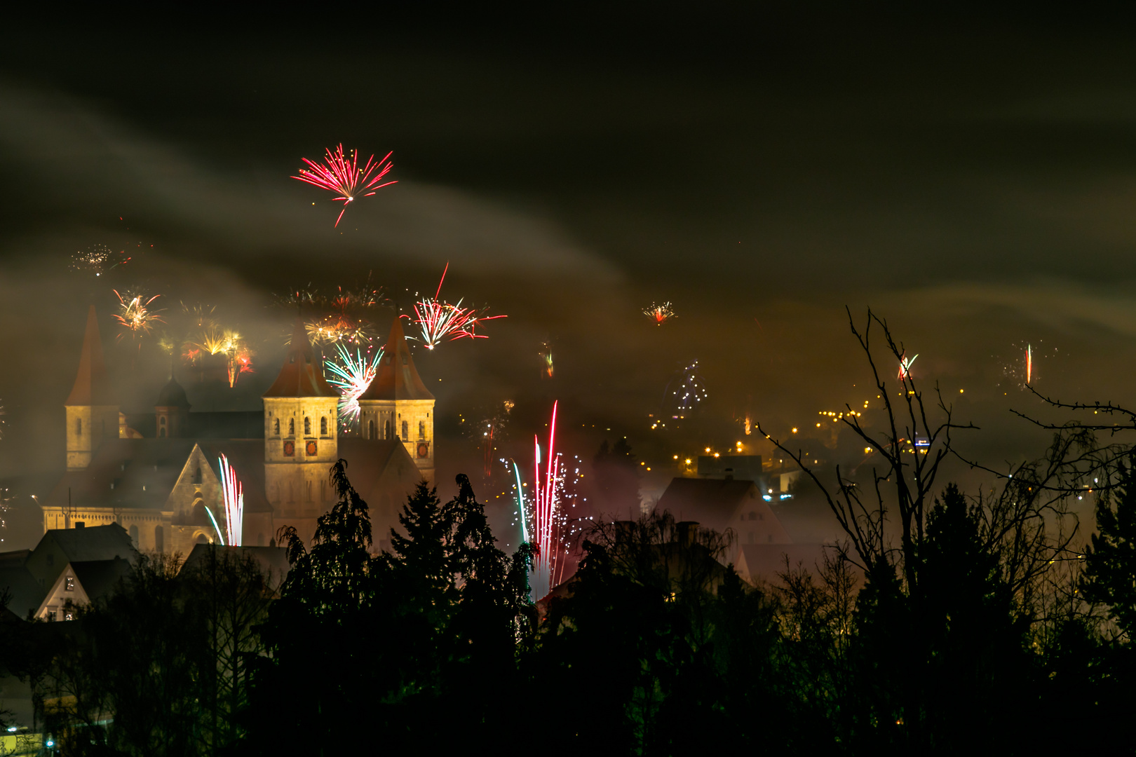 Feuerwerk  2016-17  in Ellwangen