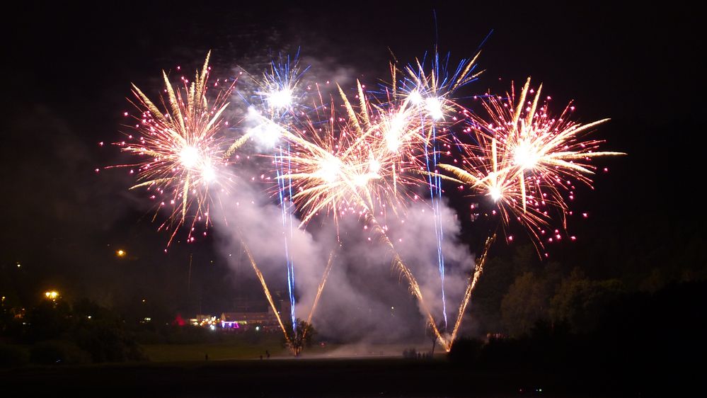 Feuerwerk (50 Jahre Talsperre Pöhl)