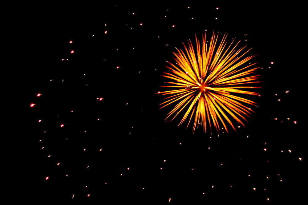 Feuerwerk.