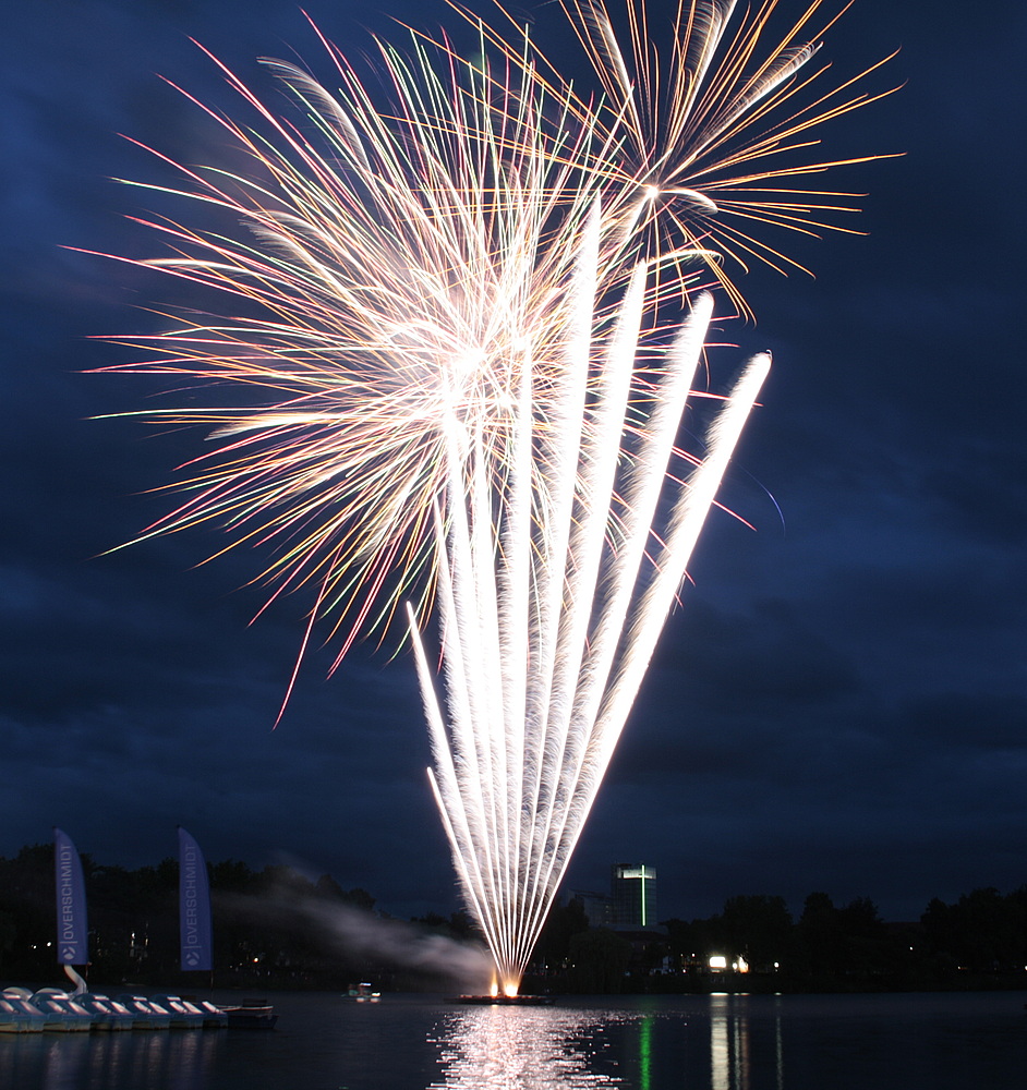 Feuerwerk am Aasee Münster