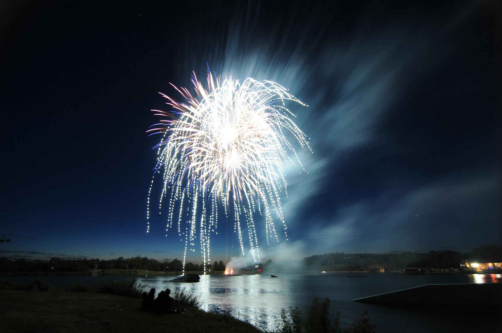 Feuerwerk am Alfsee - 1