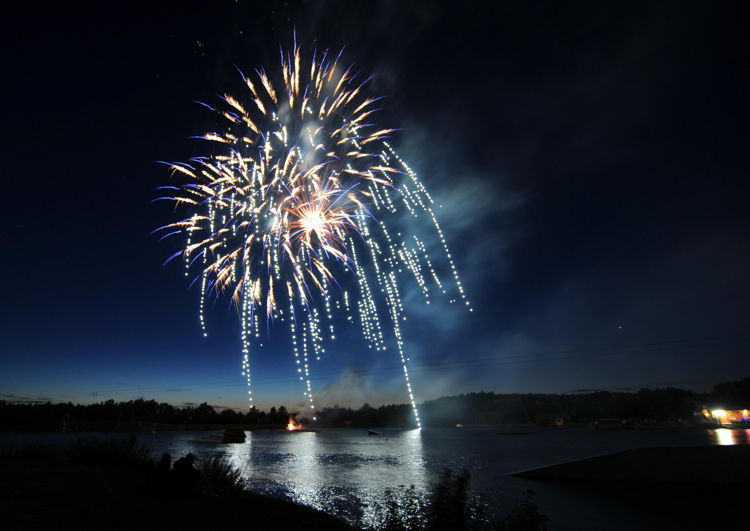 Feuerwerk am Alfsee - 2