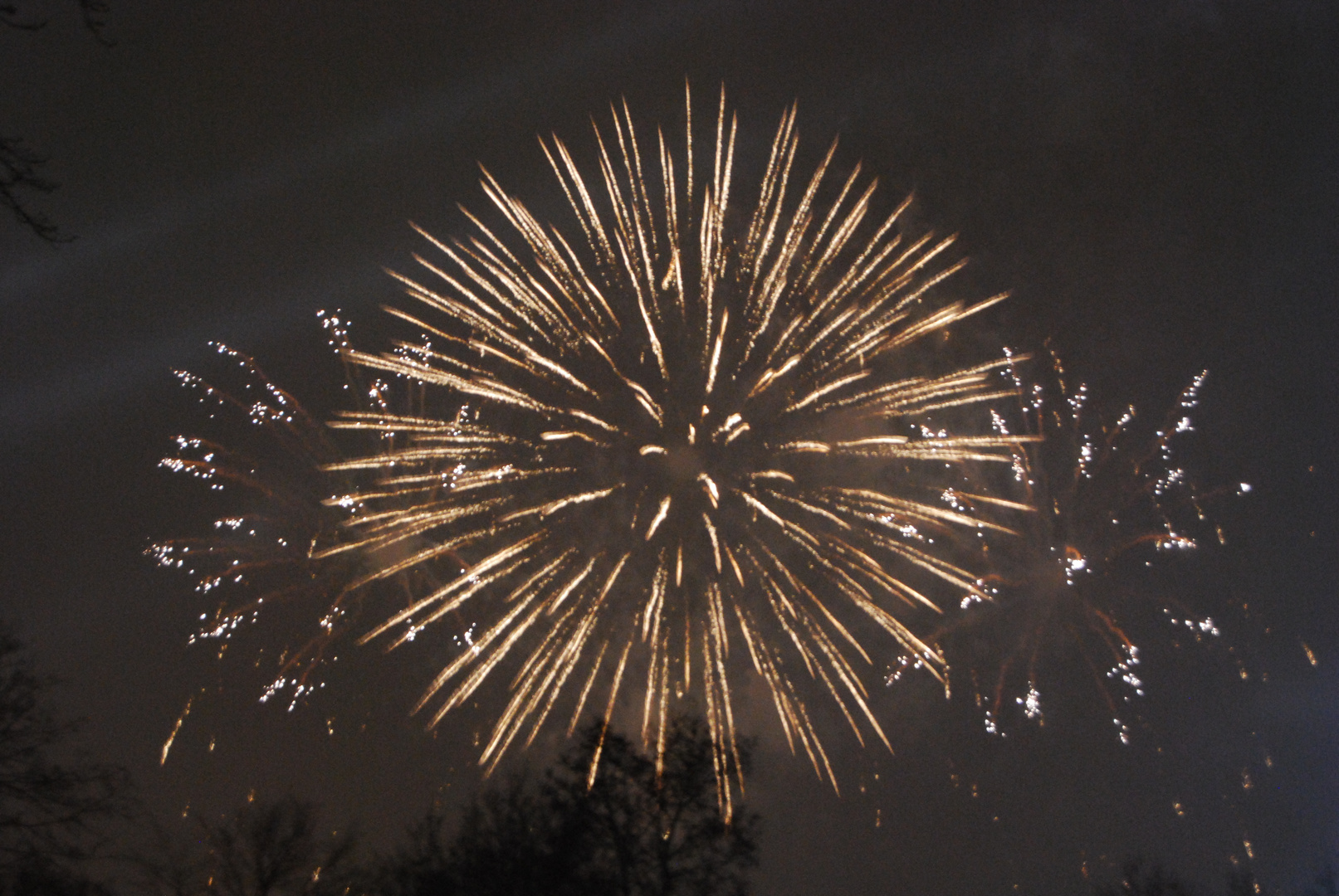 Feuerwerk am Brandenburger Tor