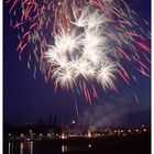 Feuerwerk am deutschen Eck