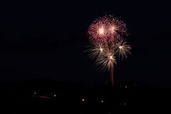 Feuerwerk am Geisberg