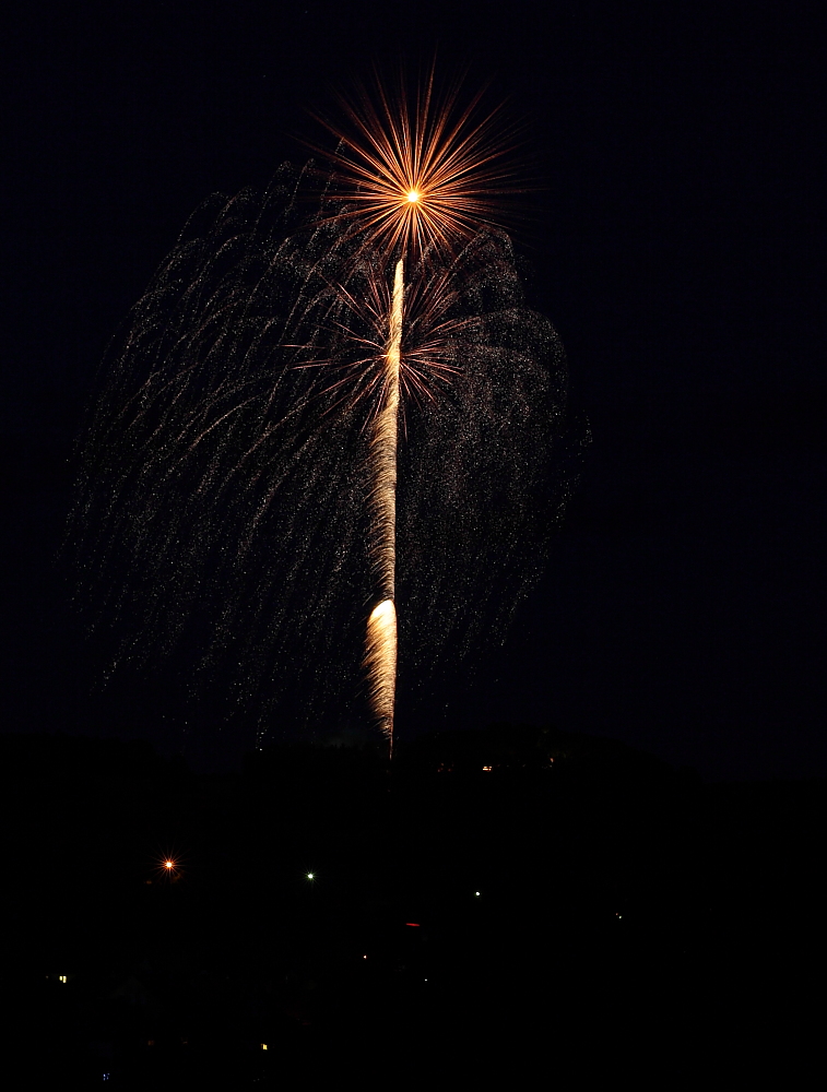 Feuerwerk am Geisberg..