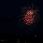 Feuerwerk am Geisberg.