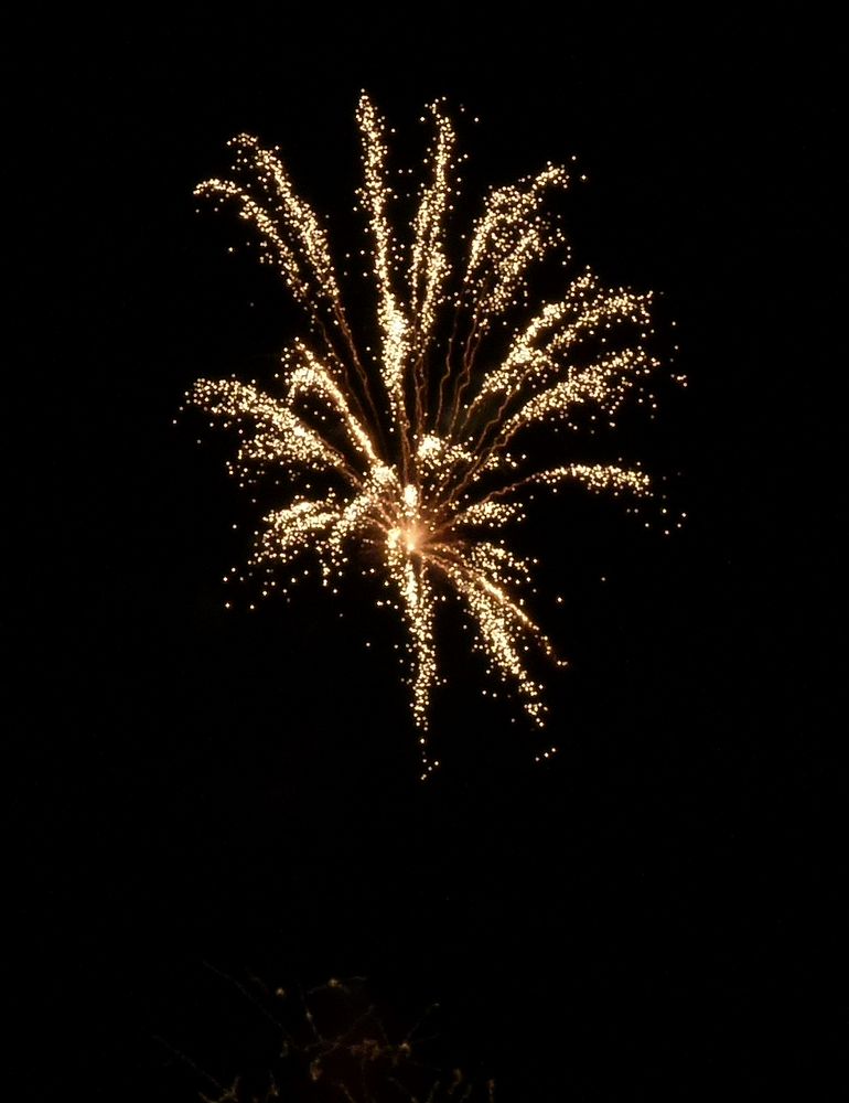 Feuerwerk am Himmel