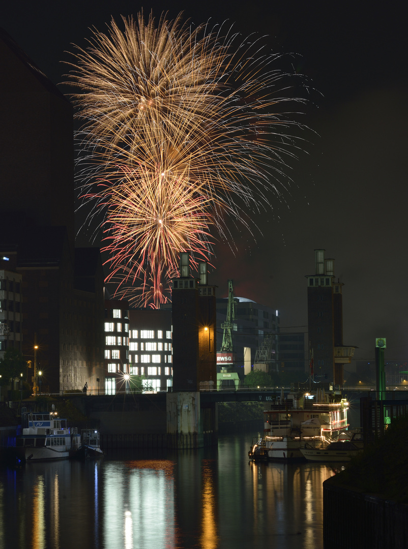 Feuerwerk am Innenhafen