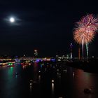 Feuerwerk am Japantag in Düsseldorf