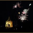 Feuerwerk am Kaiser Denkmal