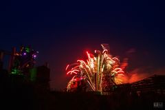 Feuerwerk am Landschaftspark