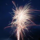 Feuerwerk am Lenster Strand