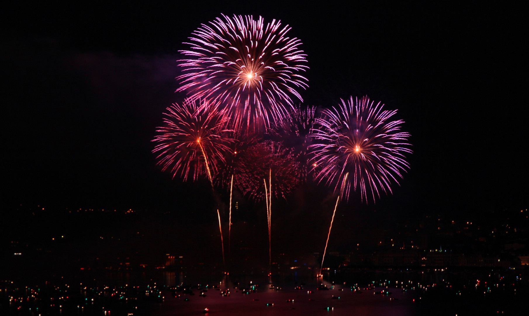 Feuerwerk am Luzerner Stadtfest 2010