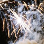 Feuerwerk am Olympiasee in München II