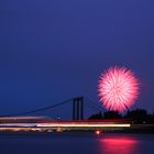 Feuerwerk am Rhein