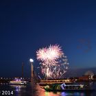 Feuerwerk am Rhein