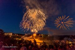 Feuerwerk am Rheinfall