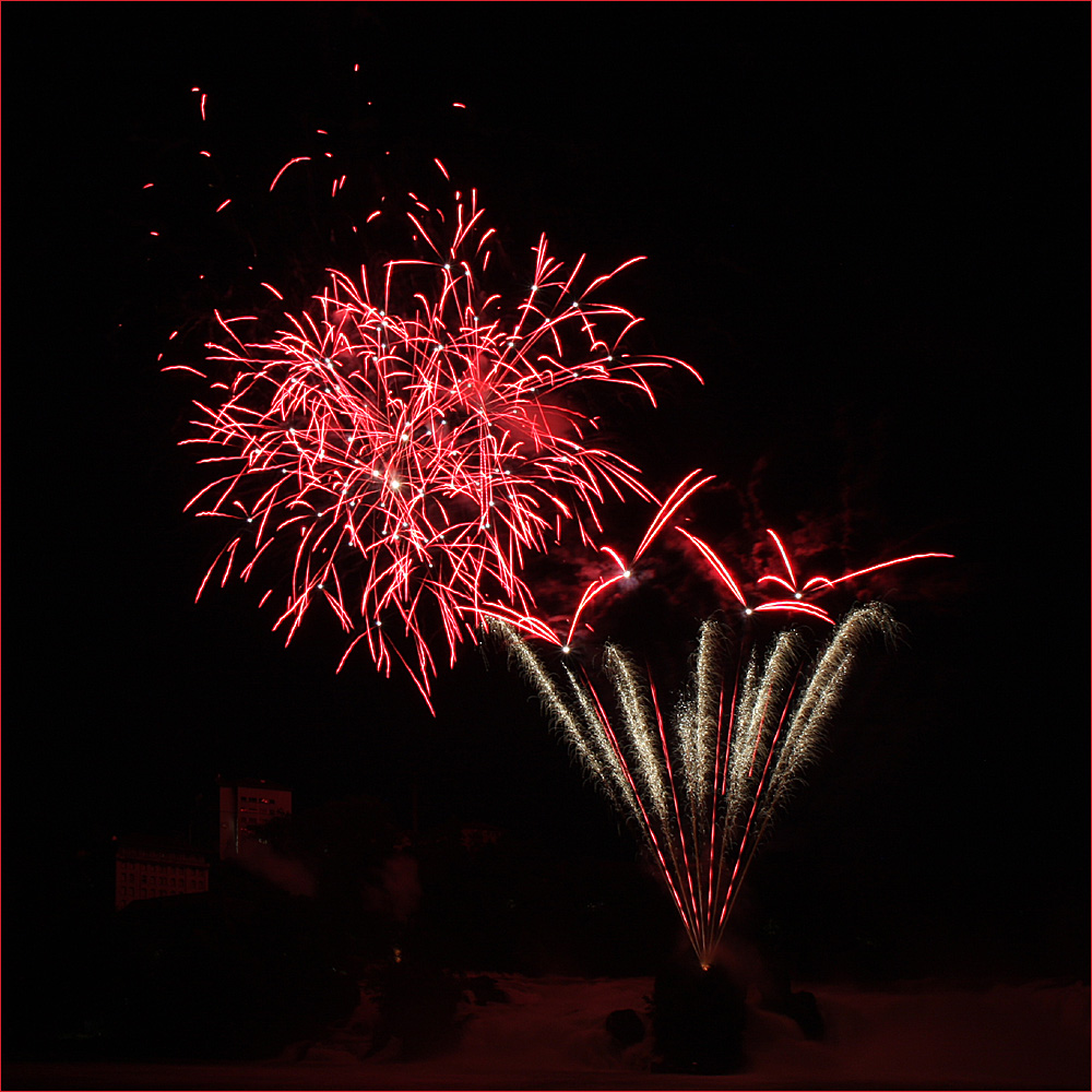 Feuerwerk am Rheinfall 2010 - I