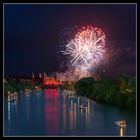 Feuerwerk am Schloss Johannisburg