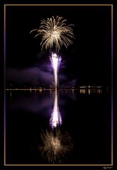 Feuerwerk am See 1