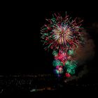 Feuerwerk am See